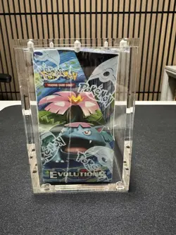 Pokemon TCG XY Evolutions Booster Box (36 Packs) Factory Sealed w/ Acrylic Case - Image 4
