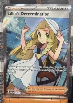 Pokemon TCG Lillie's Determination 169/132 Mega Evolution Holo Full Art NM - Image 1