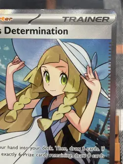 Pokemon TCG Lillie's Determination 169/132 Mega Evolution Holo Full Art NM - Image 3