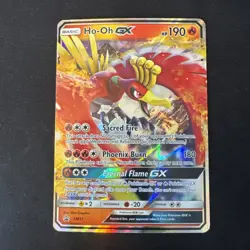 Pokemon TCG: HO-OH GX SM57 Sun & Moon Black Star Promo - Image 1