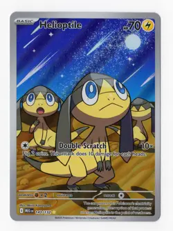 Helioptile 143/132 Illustration Rare Mega Evolution Pokemon TCG - Image 1