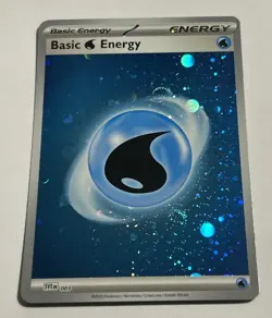 Pokemon TCG Basic Water Energy (HD SWIRL) 003 Sv01: Scarlet & Violet 151 (A) - Image 1