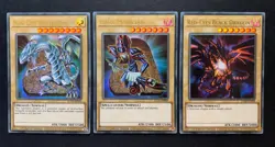 Blue-Eyes White Dragon Red-Eyes Black Dark Magician - LC01 - Ultra Rare Set - Image 1