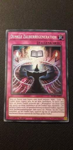 Yu-Gi-Oh! Dunkle Zauberregeneration, BLAR-DE001, Secret Rare, 1. Auflage, NM - Image 1