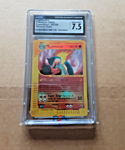 Pokemon Expedition - Typhlosion - 28/165 - CGC Graded 7.5 Reverse Holo/Foil Card - Image 1