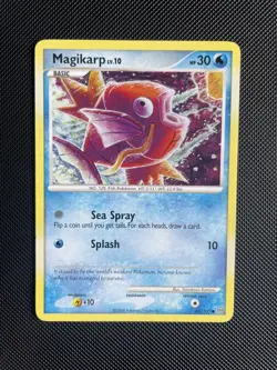 Pokemon card Magikarp 65/100 Common Water Diamond & Pearl Stormfront - LP+ - Image 1