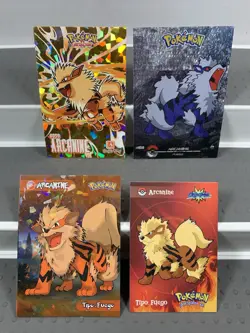Pokemon Lot of Cards and Stickers All Arcanine #59 Arcanine Only Lot of 20 - Image 4