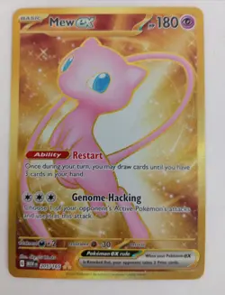 Pokemon Mew ex Trading Card SV151 205/165 Hyper Rare Holo Full Art TCG #Live - Image 1