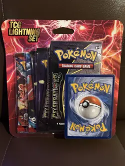 LOT OF 2- Pokemon TCG Lightning Set Pack with Bonus Card New/Sealed ? - Image 1