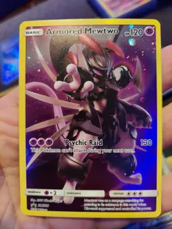 Armored Mewtwo SM228 Full Art Holo Collector's Chest Promo 2019 Pokemon Card - Image 2