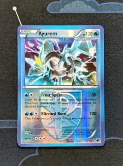 Kyurem 31/116 Reverse Holo Rare Pokemon Card Pokemon TCG BW Plasma Freeze NM - Image 1