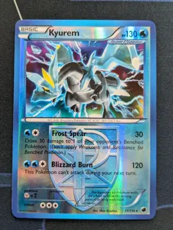 Kyurem 31/116 Reverse Holo Rare Pokemon Card Pokemon TCG BW Plasma Freeze NM - Image 2