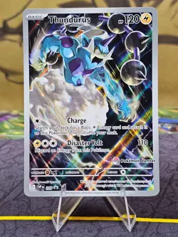Thundurus 209 (Pokemon Center Stamped) SVP: Scarlet & Violet Promo Cards Holo - Image 1