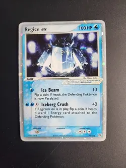 Pokemon EX Emerald Regice Holo Card #98/106 2005 - Image 1