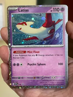 POKEMON LATIAS SVP139 PROMO BLACK STAR COSMOS HOLOFOIL NM CARD - Image 1