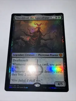 Magic Gathering Sheoldred the Apocalypse Dominaria United Mythic Foil Card 107 - Image 1