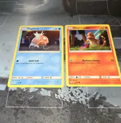 Detective Pikachu 2 Card Lot Charmander & Magikarp Holo Common Pokemon - Image 1