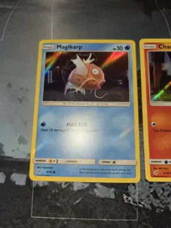 Detective Pikachu 2 Card Lot Charmander & Magikarp Holo Common Pokemon - Image 3