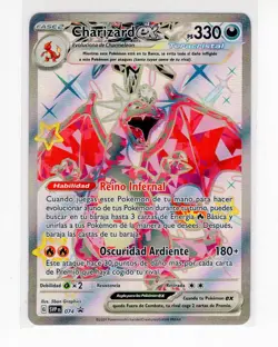 ~ESP~ SPANISH BGS 9.5 Charizard ex 074 Paldean Fates Tin Promo Pokemon Card (g3) - Image 1