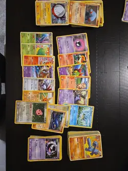 Vintage/Early Pokemon Non-Holo 160 Card Lot - Image 1