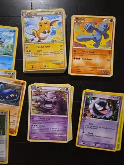 Vintage/Early Pokemon Non-Holo 160 Card Lot - Image 5