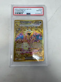 Pokemon TCG Charizard EX Obsidian Flames Holo Hyper Rare Card 228/197 PSA 10 - Image 1