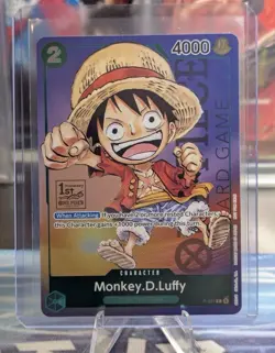Monkey D Luffy P-037 1st Anniversary Tournament Promo Holo One Piece Card Englis - Image 1