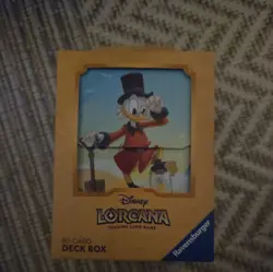 Disney Lorcana Scrooge McDuck Deck Box for 80 Cards - Image 1