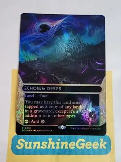 Echoing Deeps (0013) (Borderless) Edge of Eternities: Stellar Sights Foil - Image 1