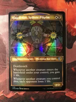 MTG Elas il-Kor Sadistic Pilgrim FOIL Textured Dominaria United DMU 338 NM - Image 1