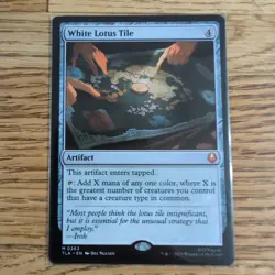 1x White Lotus Tile - Avatar: the Last Airbender MTG M/NM - Image 1