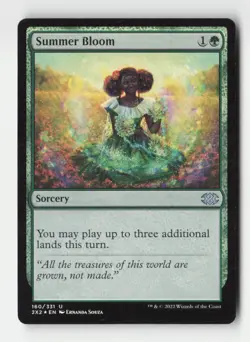 Summer Bloom Double Masters 2022 #160 FOIL Uncommon - Image 1