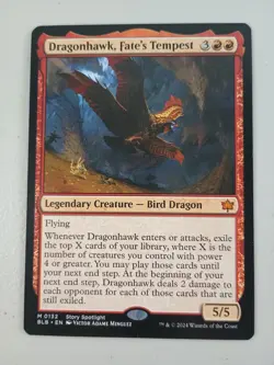 Magic The Gathering Dragonhawk, Fate's Tempest M 0132 BLB NM MTG - Image 1