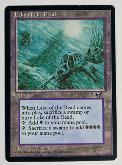 MTG Alliances Lake of the Dead Regular Rare Vintage 1996 LP Magic - Image 1
