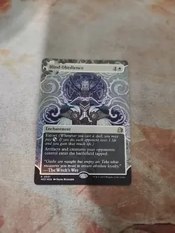 Blind Obedience Foil Wilds Of Eldraine Enchanting Tales MTG NM - Image 1