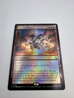 Fated Firepower M0132 Foil Avatar: The Last Airbender Magic the Gathering NM - Image 1