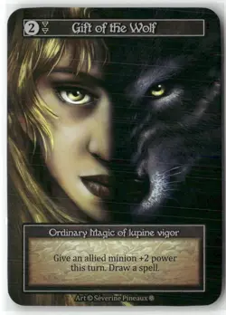 Gift Of The Wolf Sorcery Contested Realm NM Foil Gothic - Image 1