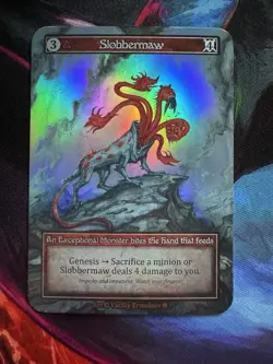 SLOBBERMAW SORCERY CONTESTED REALM GOTHIC EXCEPTIONAL FOIL - Image 1