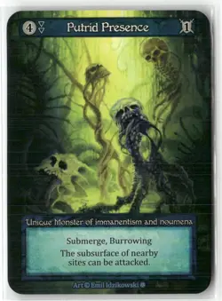 Putrid Presence Sorcery Contested Realm NM Gothic Unique Regular - Image 1