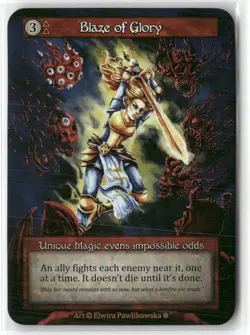Blaze Of Glory Unique Sorcery Contested Realm NM Gothic - Image 1