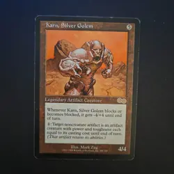 Karn, Silver Golem - Urza's Saga - MTG - LP - FREE SHIPPING! - Image 1
