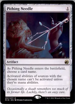 Pithing Needle Innistrad: Midnight Hunt #257 Lightly Played - Image 1