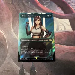 Tifa Lockhart - Borderless Surge Foil - Final Fantasy - Magic the Gathering - Image 1