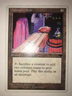 Magic The Gathering MTG Ashnod's Altar Chronicles Common Artifact LP - Image 1