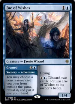 MTG Fae of Wishes Throne of Eldraine #44 R Lightly Played - Image 1
