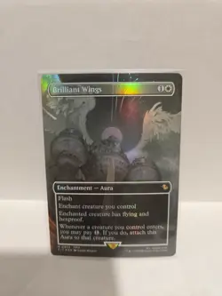 Brilliant Wings (Borderless) Commander: Final Fantasy Foil Near Mint - Image 1
