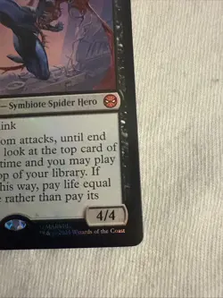 MTG Magic Gwenom Remorseless 0286 Promo Marvel Spider-Man Gift Box Exclusive NM - Image 4