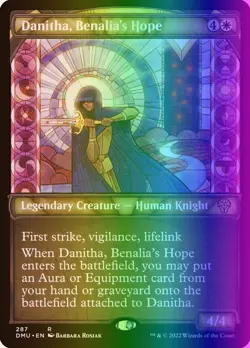 MTG Danitha, Benalia's Hope (287/552) Dominaria United LP FOIL - Image 1