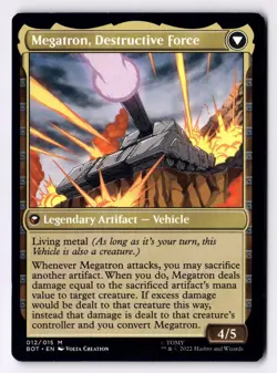 Megatron, Tyrant LP* Transformers ENGLISH 012/015 mtg -UnltdCards - Image 2