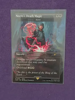MTG NM Noctis's Death Magic (Damn) #1870 Final Fantasy Secret Lair - Image 1